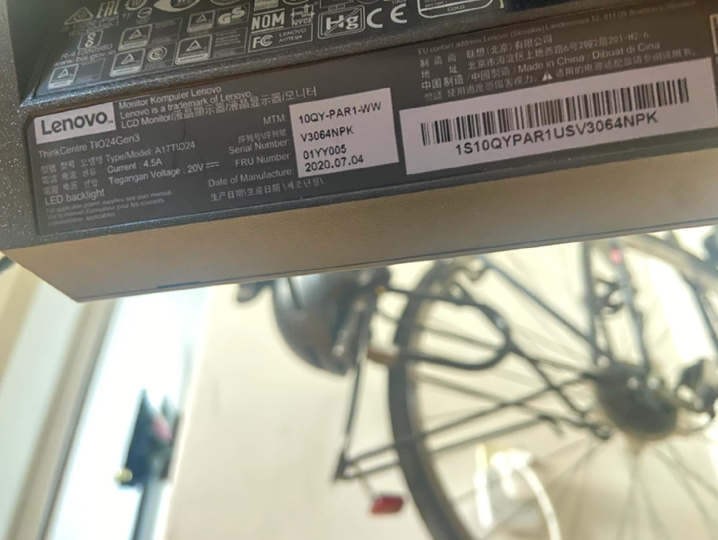 Lenovo ThinkCentre TIO24GEN3 Monitor - photo 3