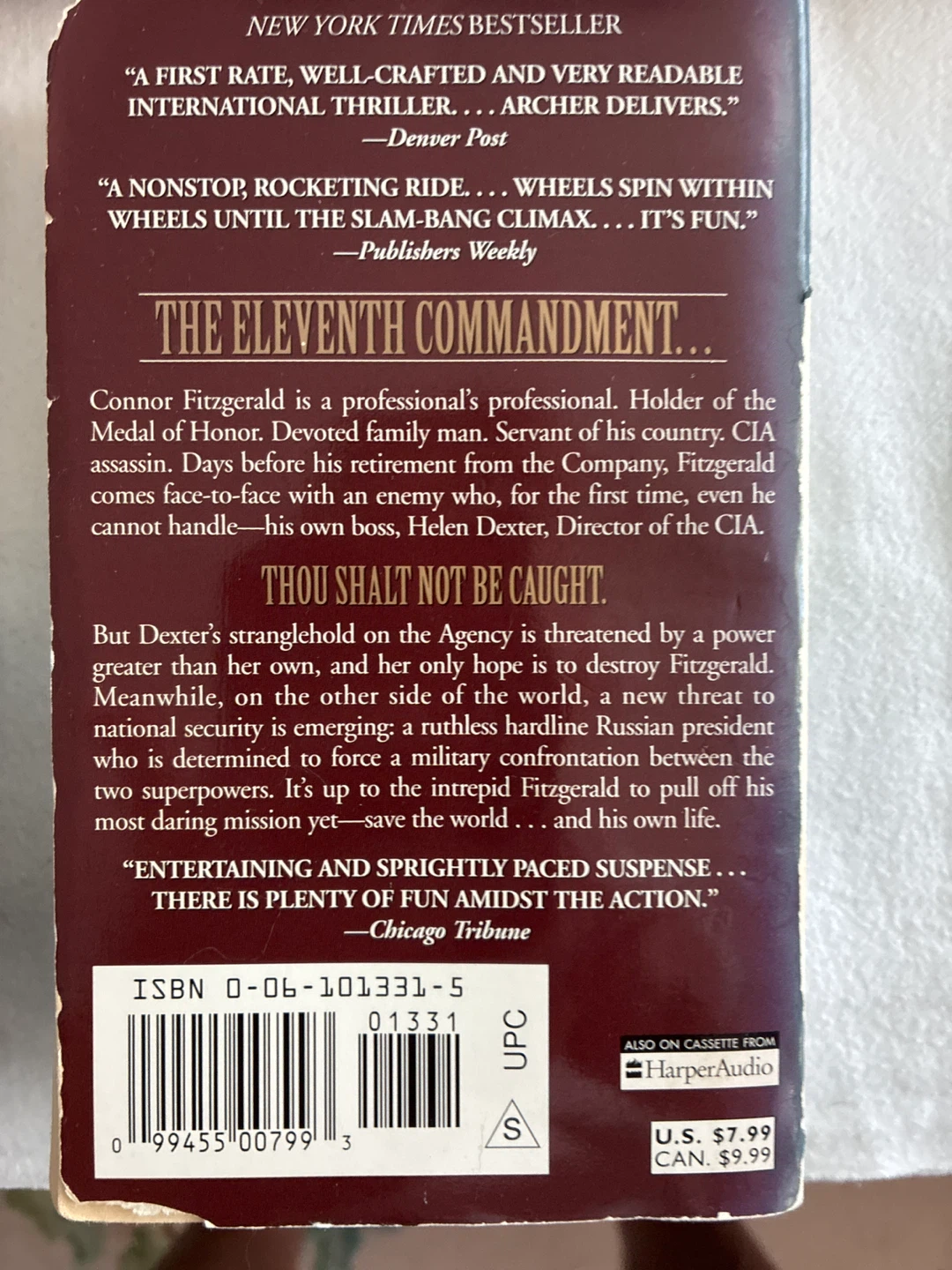The Eleventh Commandment by Jeffrey Archer Novel - photo 5