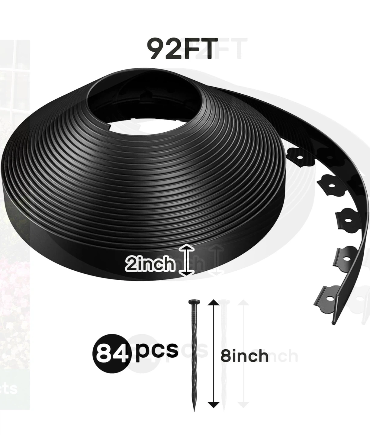 AGTEK 92FT Landscape Edging Kit 92F - photo 3
