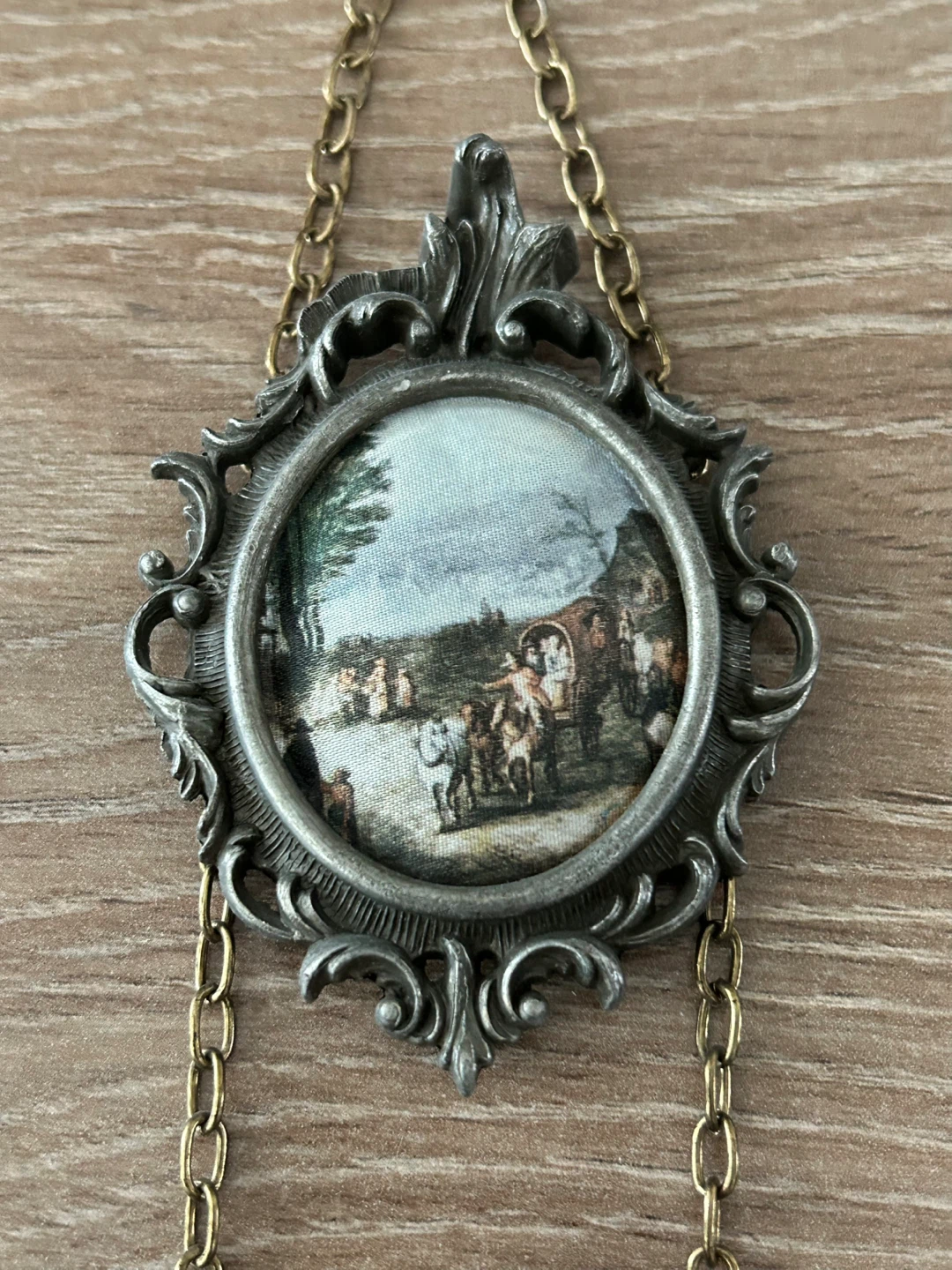 Vintage Italian Hanging Miniature Picture Frames – Set of 2 - photo 5