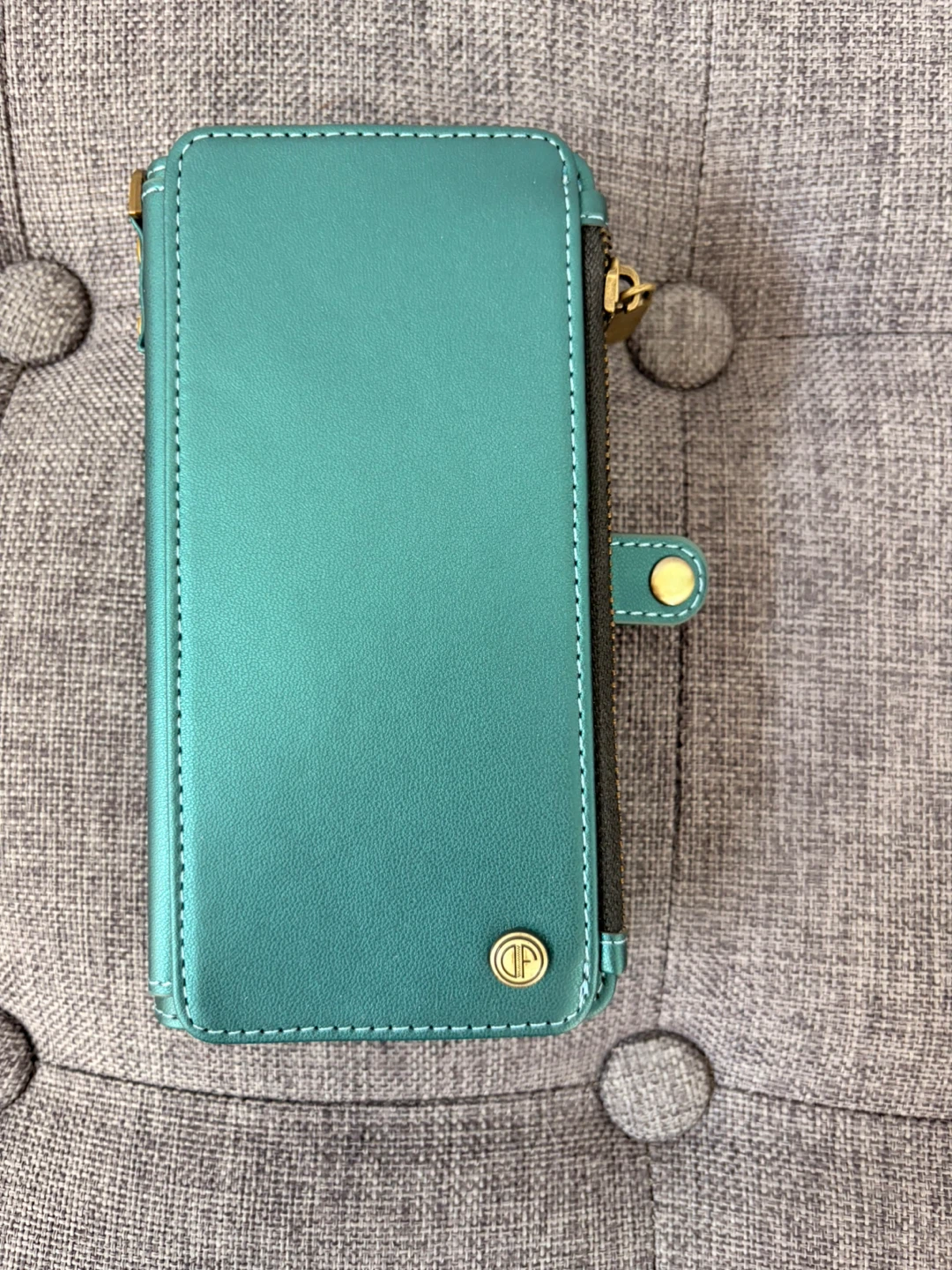 Defencase iPhone 17 Case Wallet Blue Green