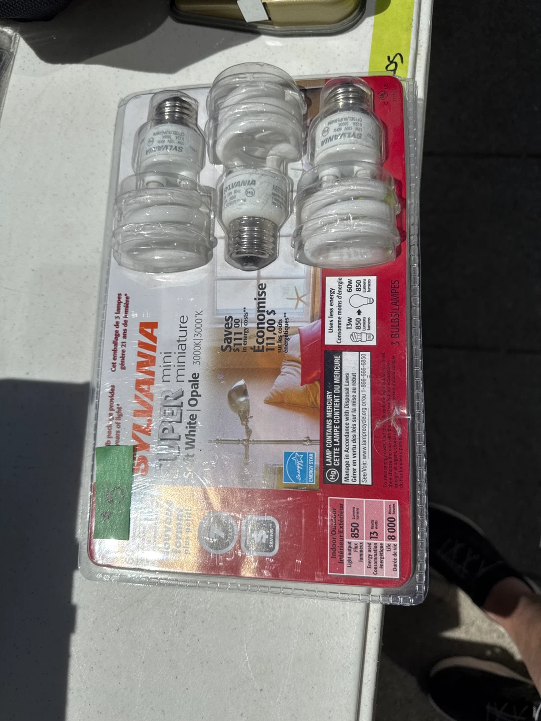 Sylvania Super Mini Light Bulbs - 3 Pack