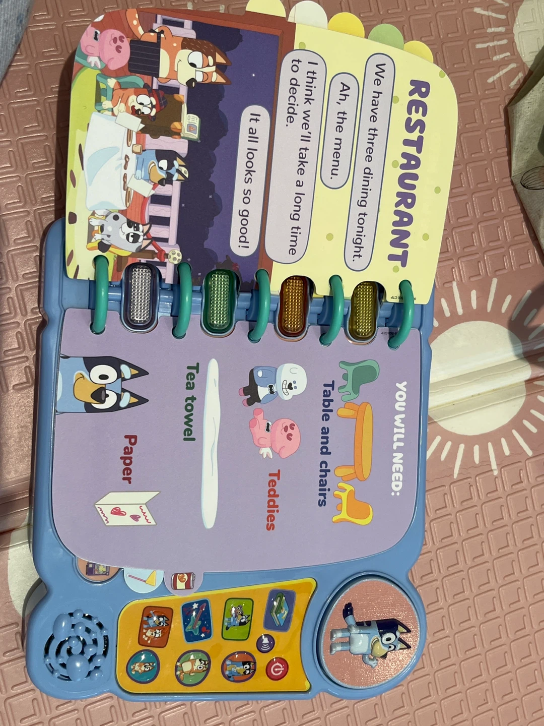 VTech Bluey's Book of Games Electronic Toy - photo 2