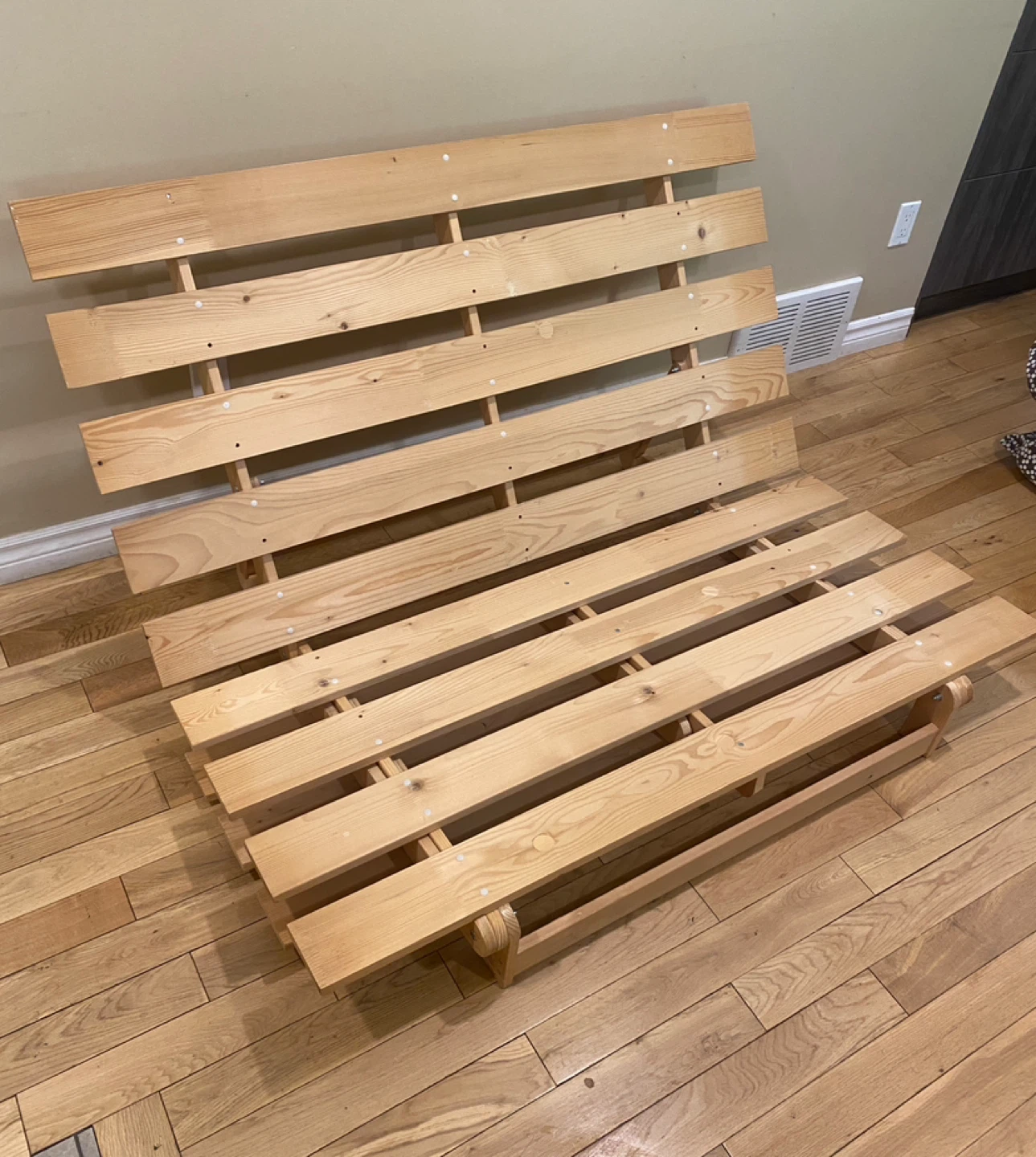 IKEA Solid Wood Full / Double Size Futon Sleeper Sofa - photo 2