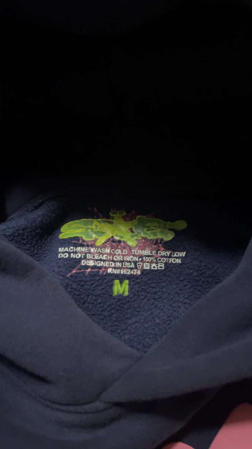 Navy Atlanta sp5der Hoodie - photo 3