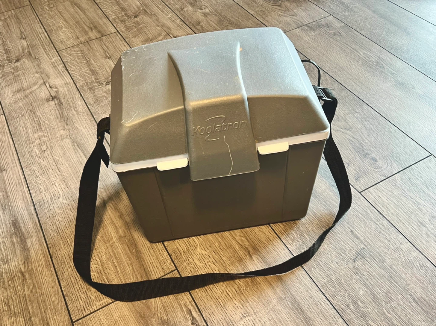 Koolatron portable electric lunch cooler for car or boat.