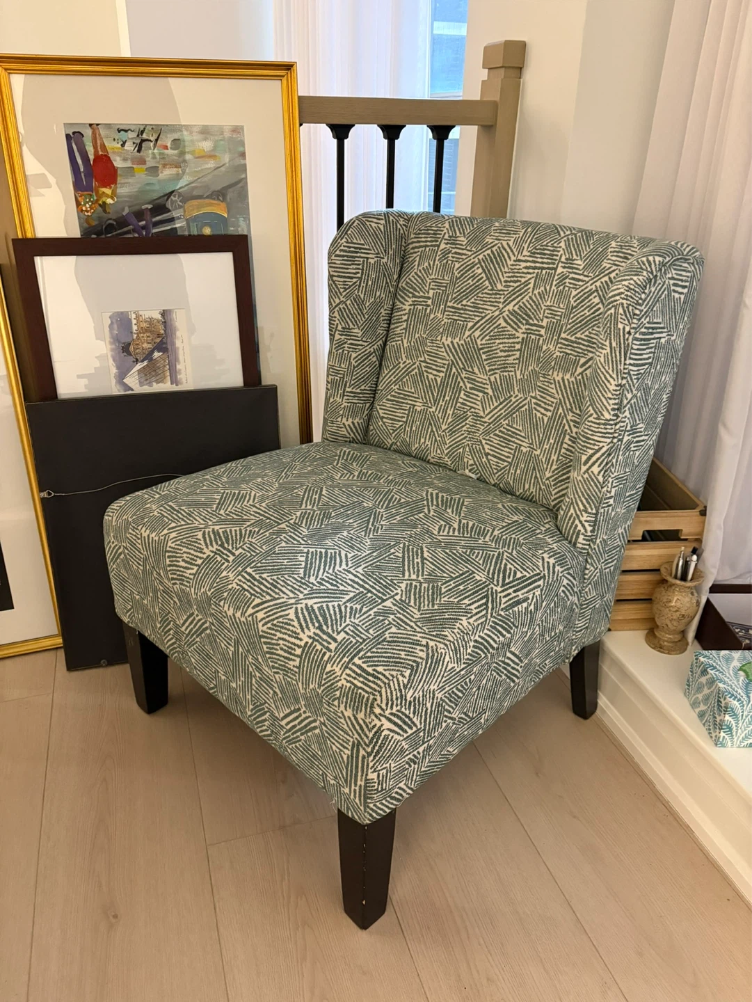 Accent Chair with Patterned Upholstery - photo 2
