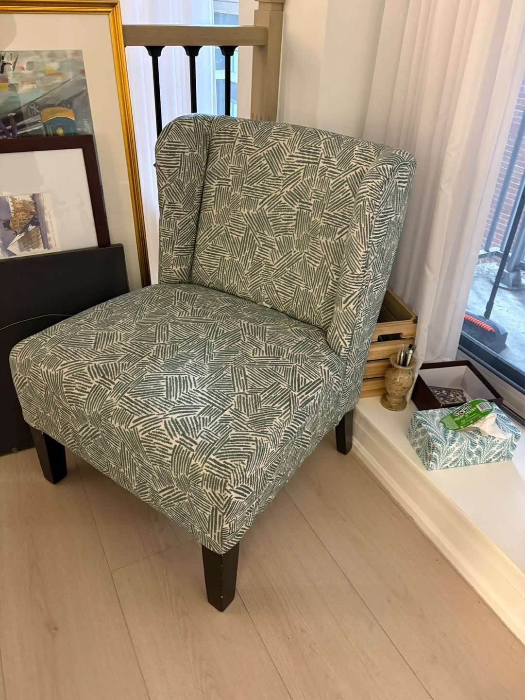 Accent Chair with Patterned Upholstery - photo 3