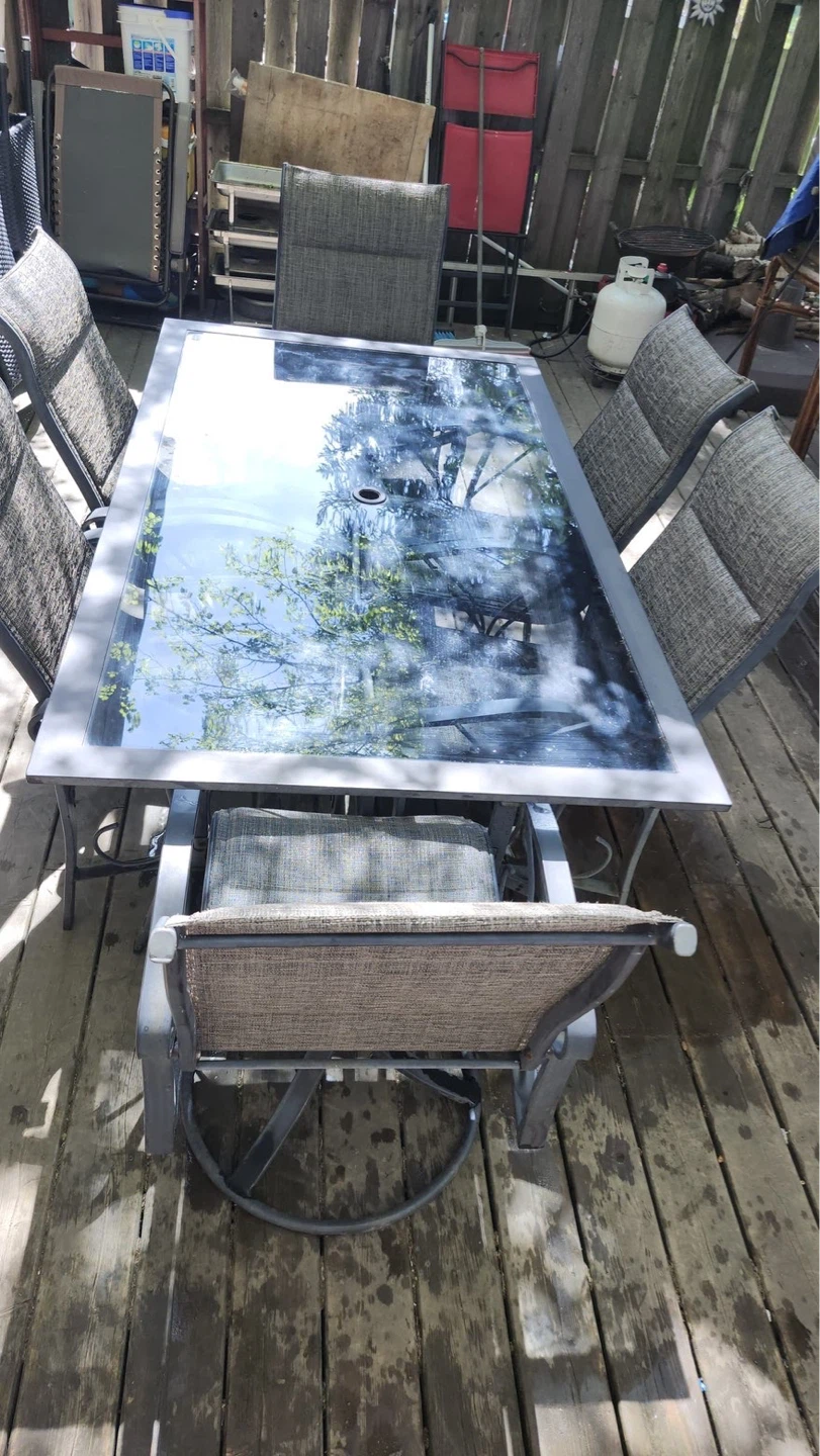 Patio Dining Set with Table and Chairs - photo 2