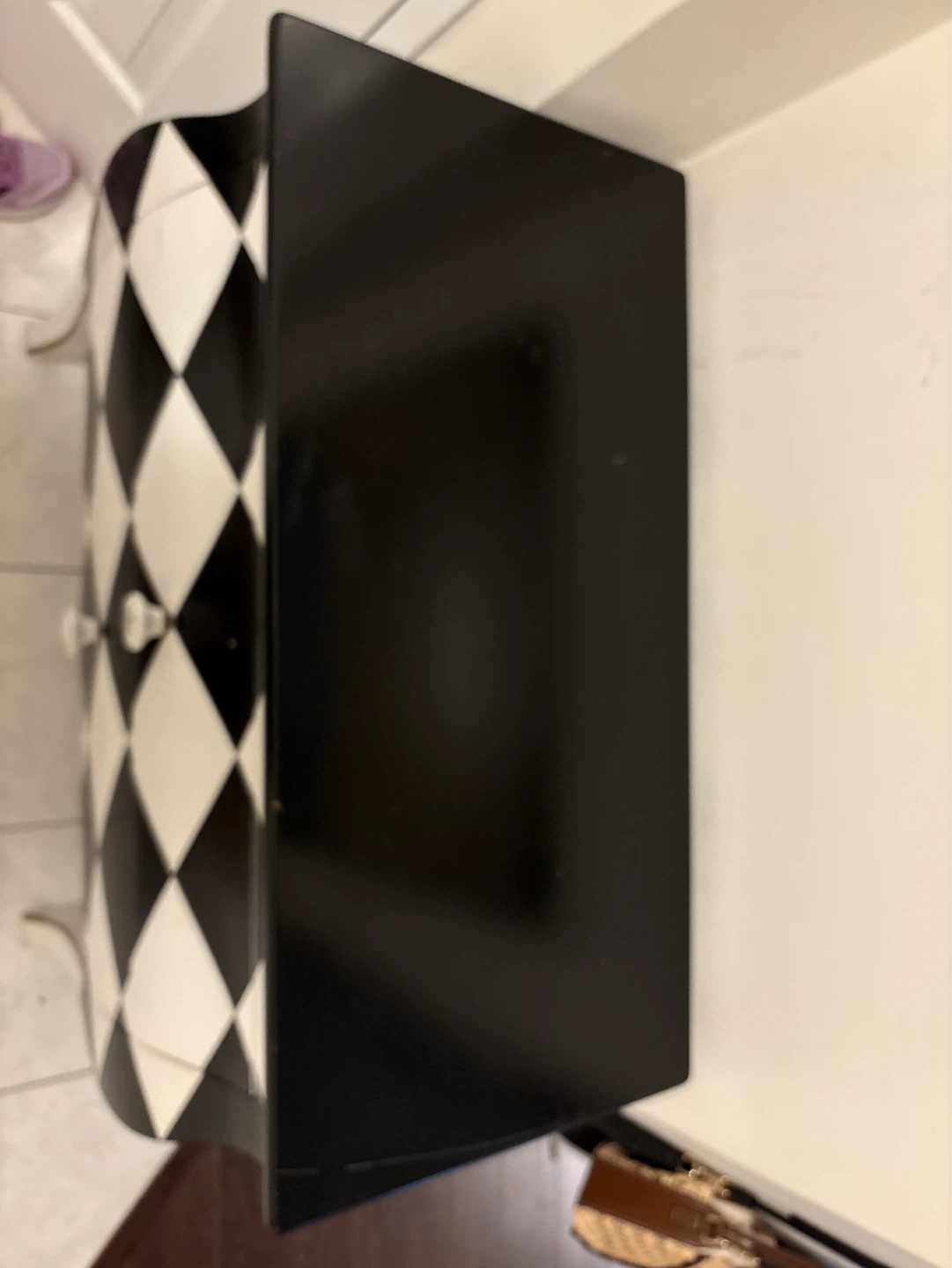 Black and White Harlequin Dresser - photo 2