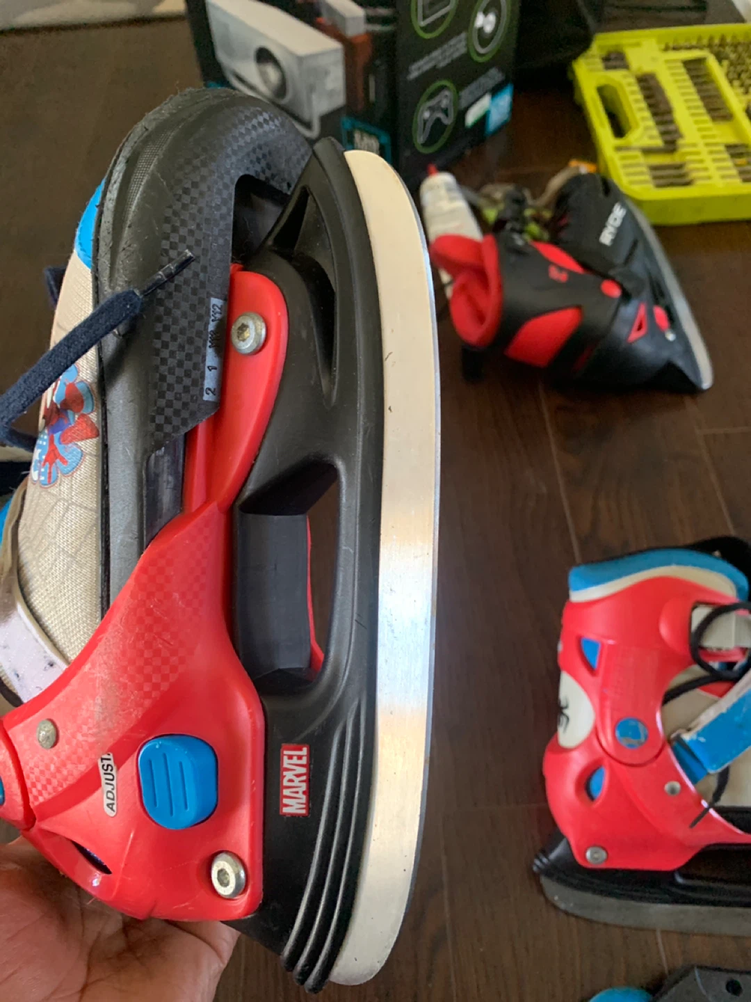 Marvel Spider Man  - Kids  Adjustable Inline Skates/Ice Skates - photo 3