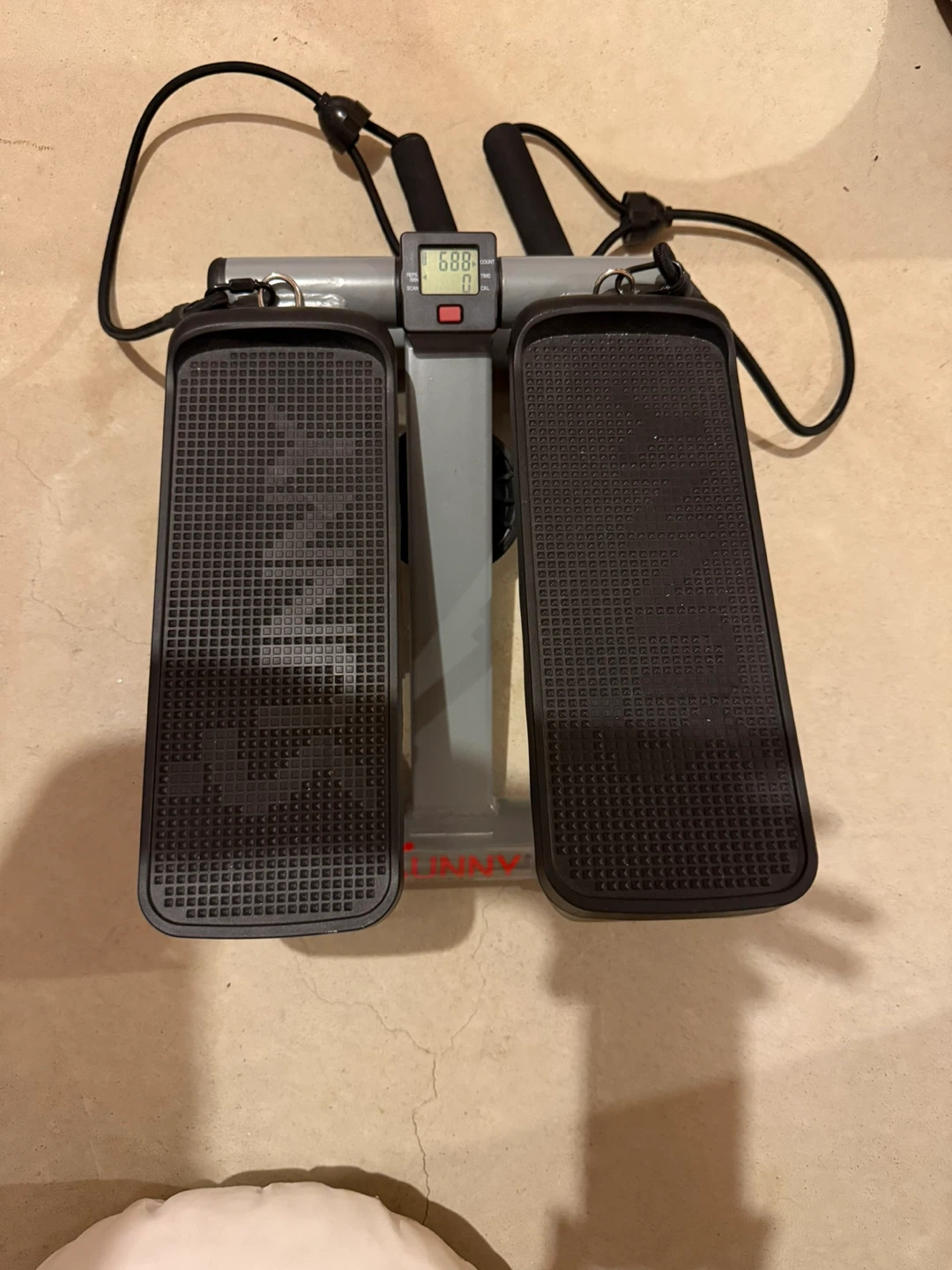 Sunny Health & Fitness Stepper with Resistance Bands