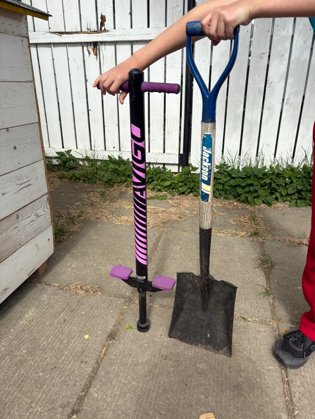 AVIGO Pogo Stick - Pink & Black