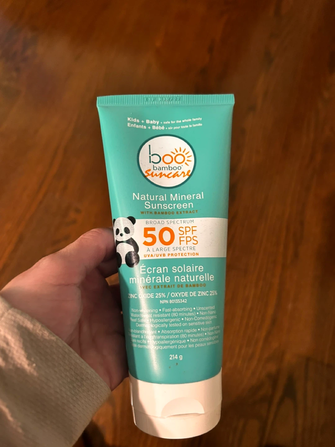 New Baby Boo Bamboo Natural Mineral Sunscreen SPF 50