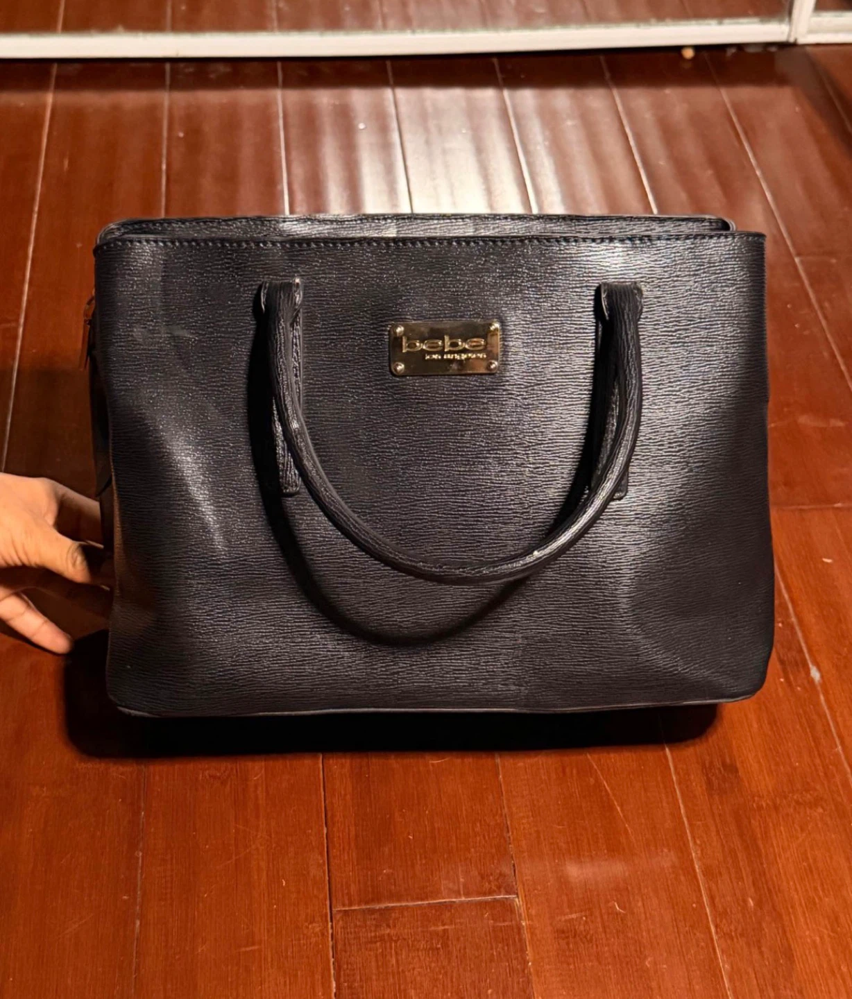 Bebe Aubrey Black Faux Leather bag - photo 2