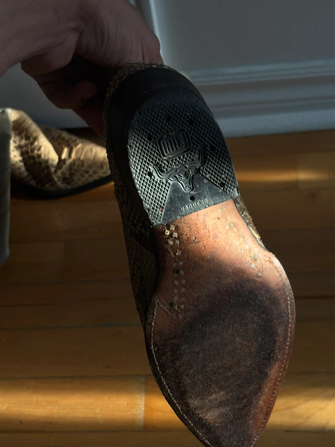 Snakeskin Cowboy Boots - photo 2