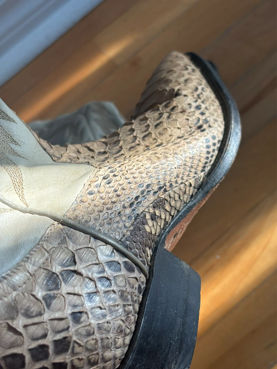 Snakeskin Cowboy Boots - photo 4