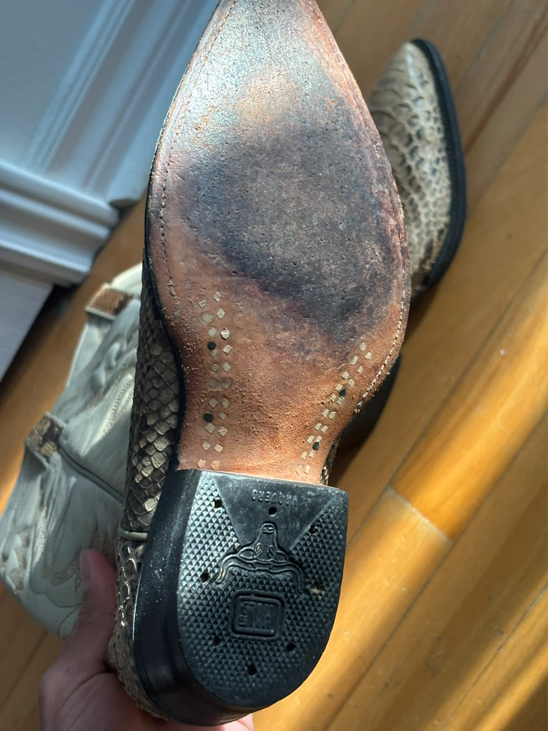 Snakeskin Cowboy Boots - photo 3