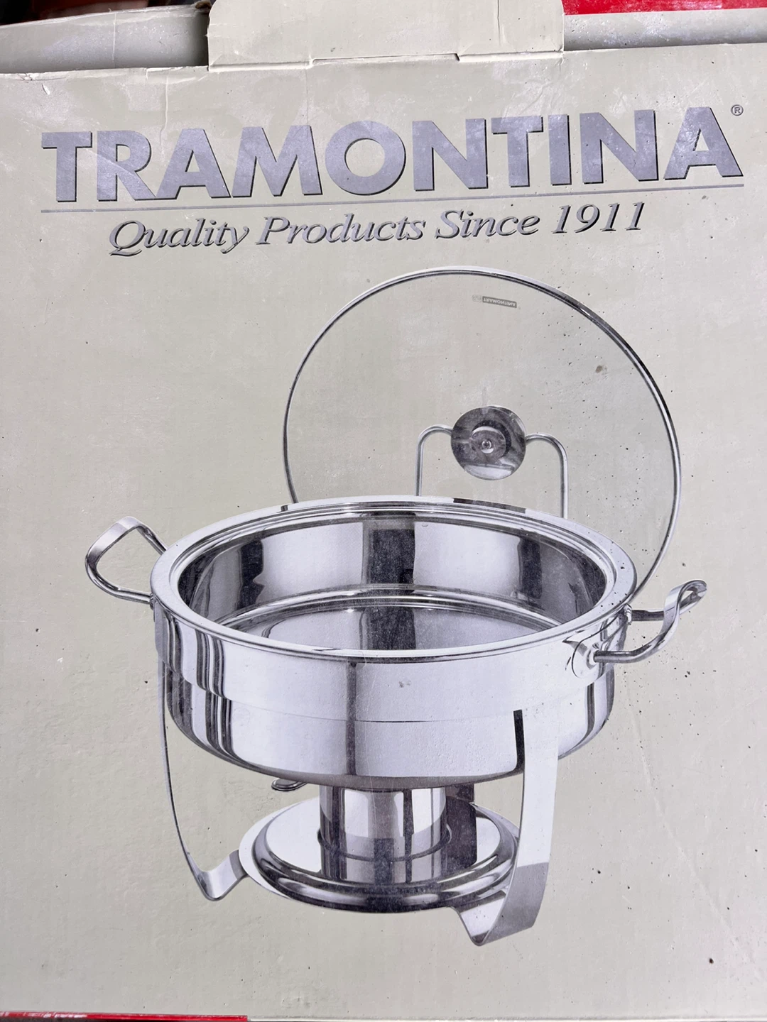 Tramontina Chafing Dish with Glass Lid