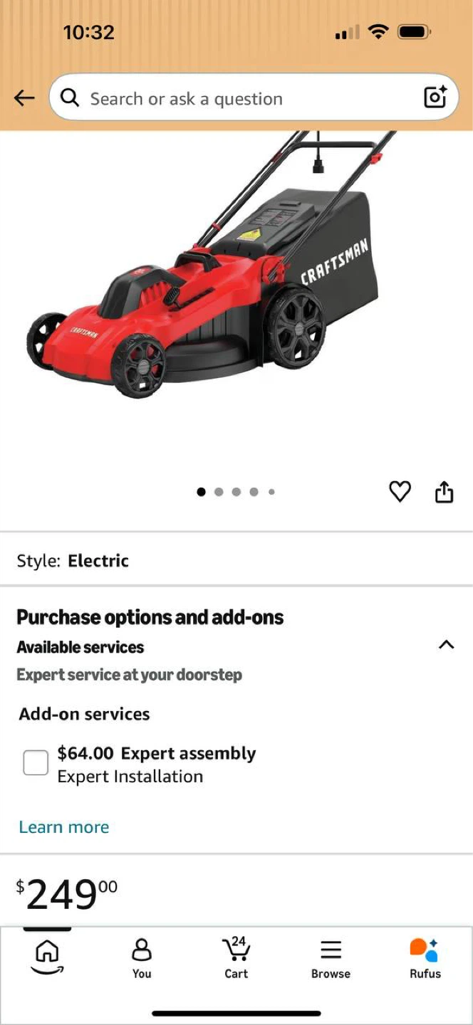 CRAFTSMAN Electric Lawn Mower 🔥 Lightly used, works gre - photo 2