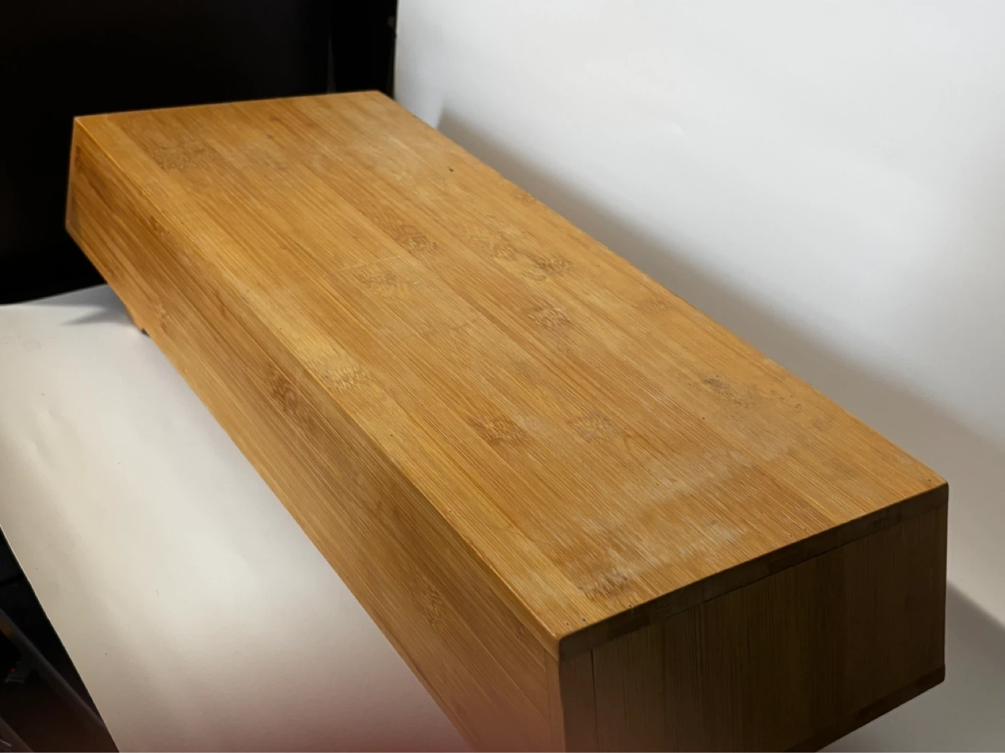 Bamboo Desk Organizer with 3 Drawers - photo 5