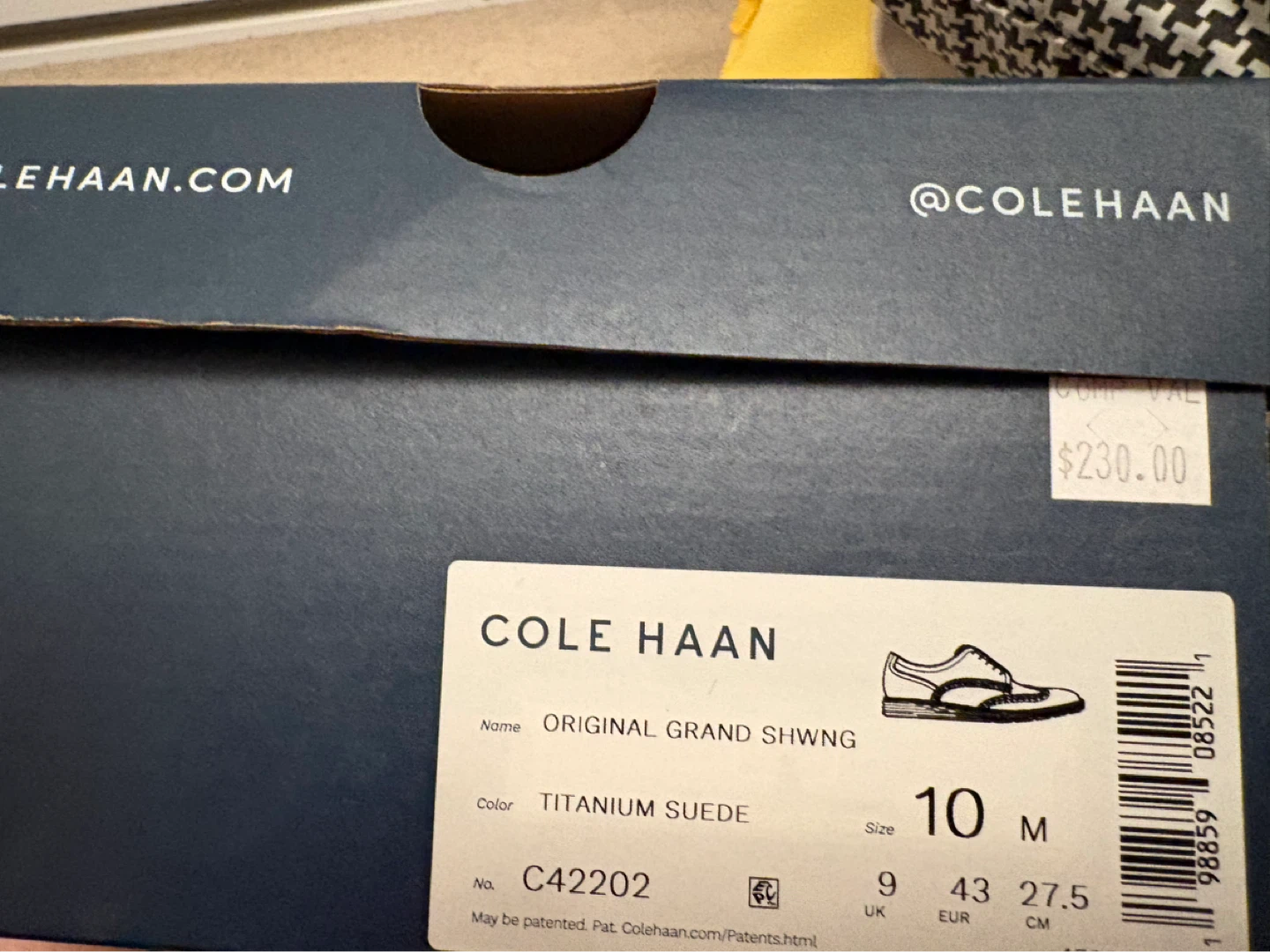 BNIB Cole Haan Original Grand Wingtip Shoes - Size 10M - photo 3