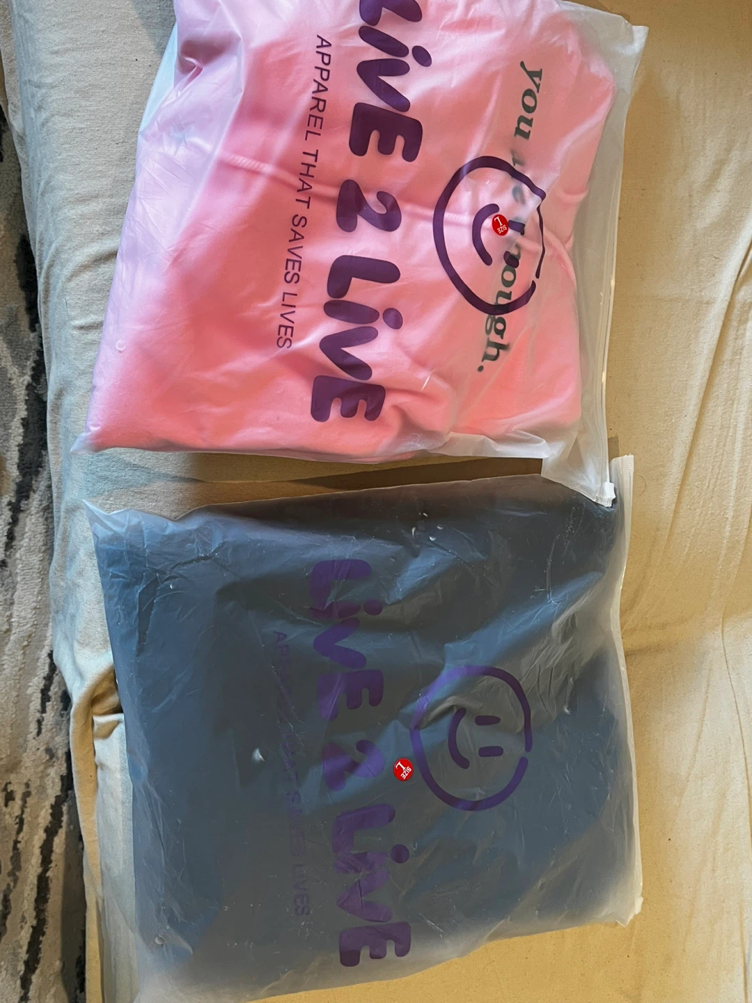 LIVE 2 LIVE Pink Hoodie