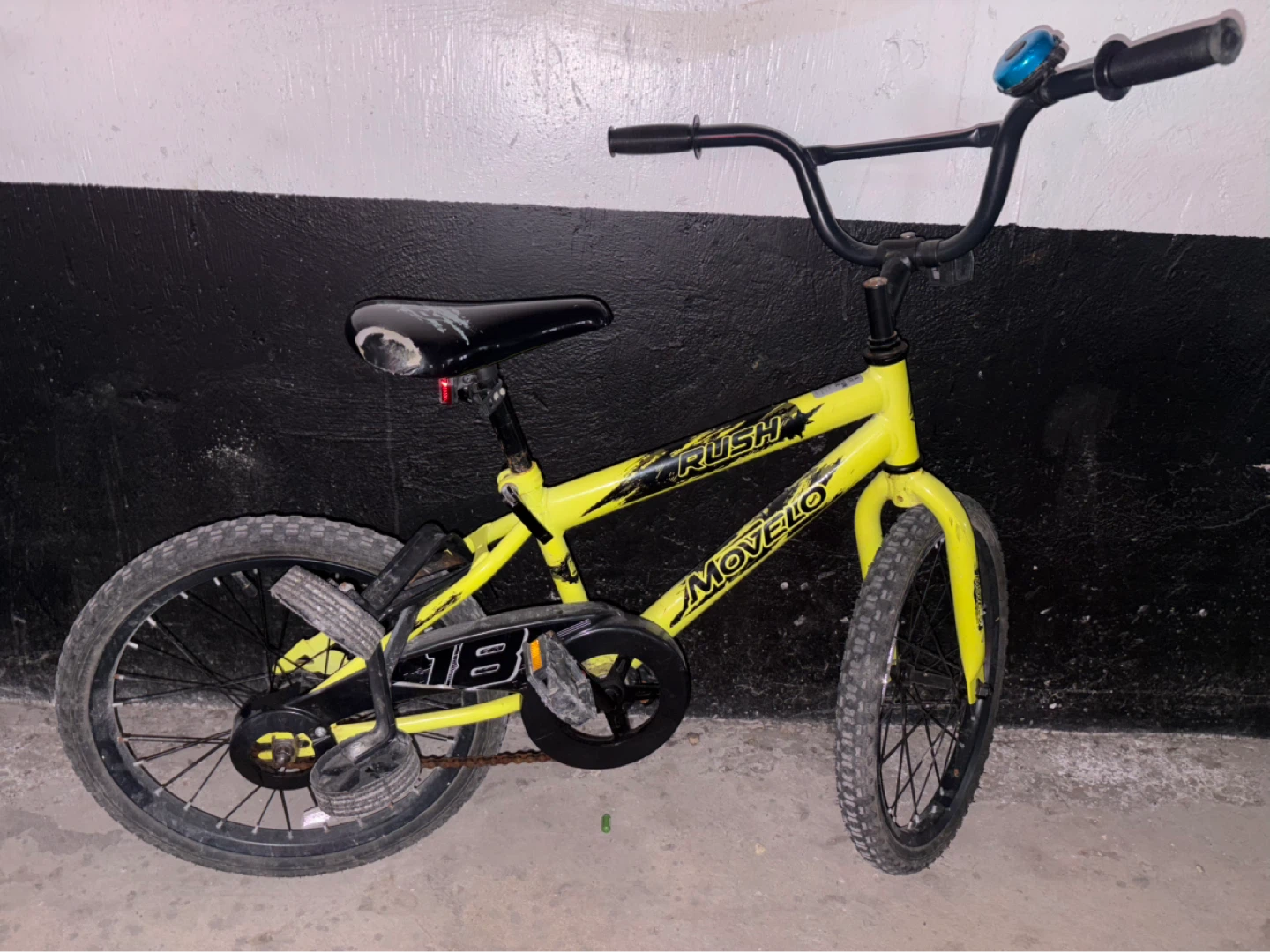 Yellow Rush Movelo BMX Bike
