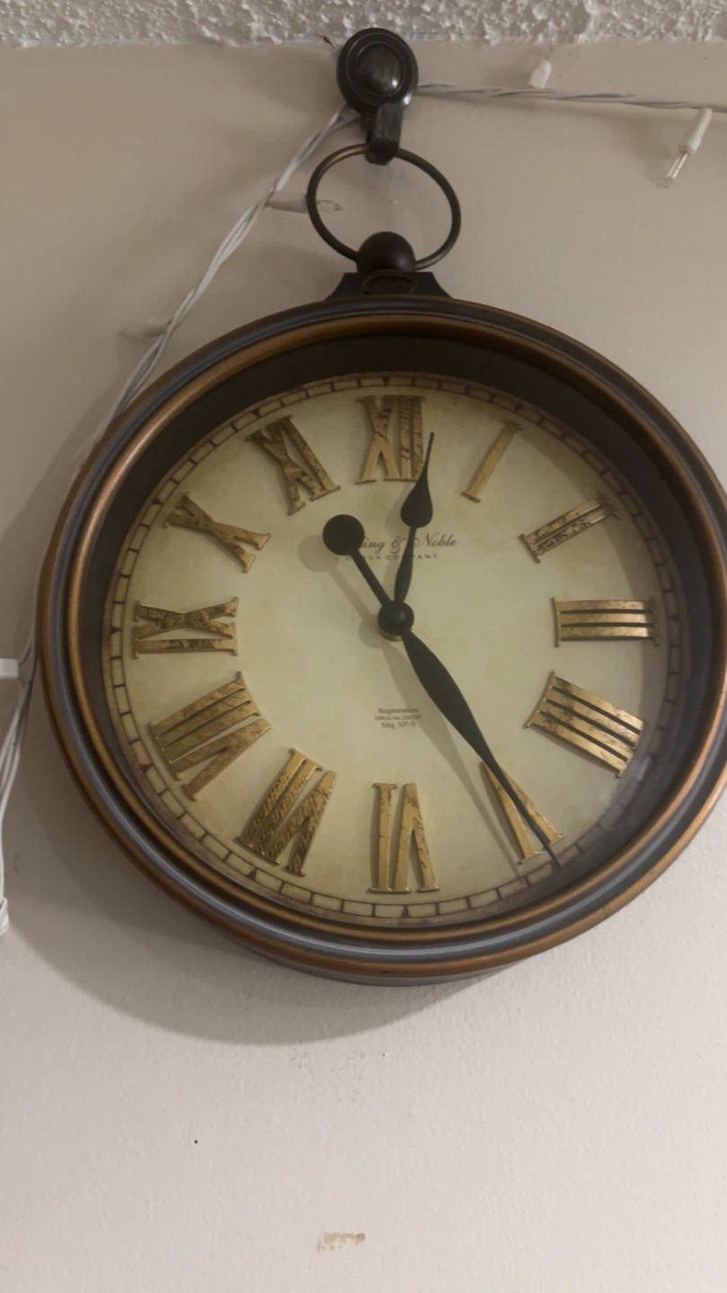 Sterling & Noble Roman Numeral Wall Clock - photo 2
