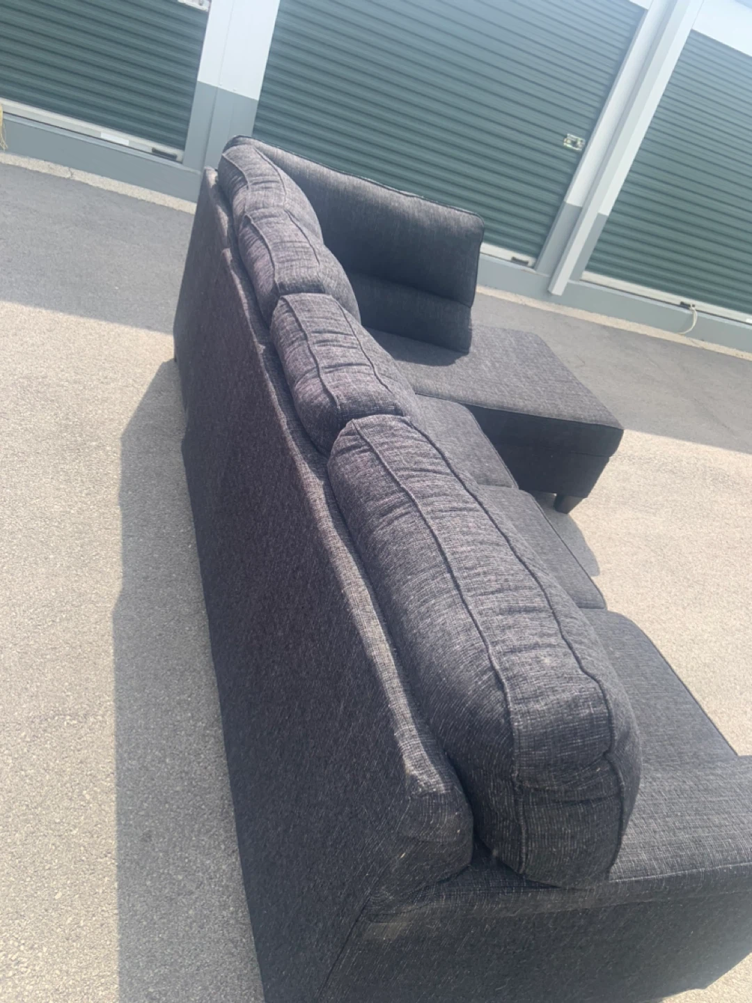 Dark Gray Sectional Sofa - photo 4