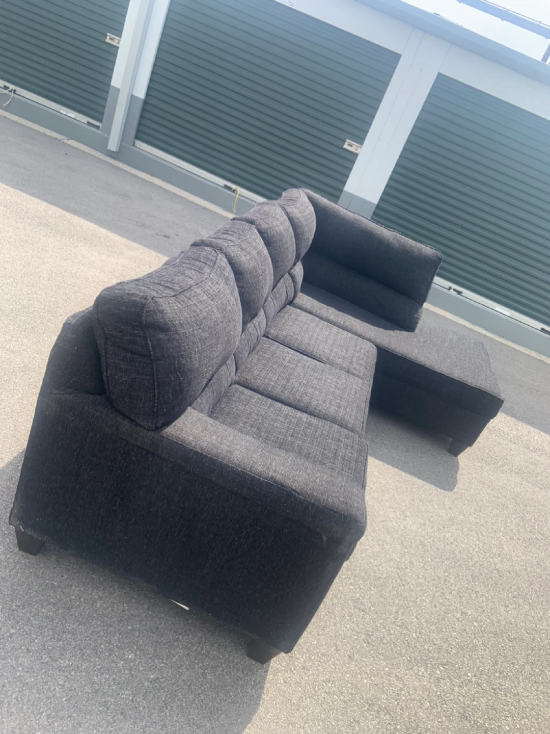 Dark Gray Sectional Sofa - photo 3