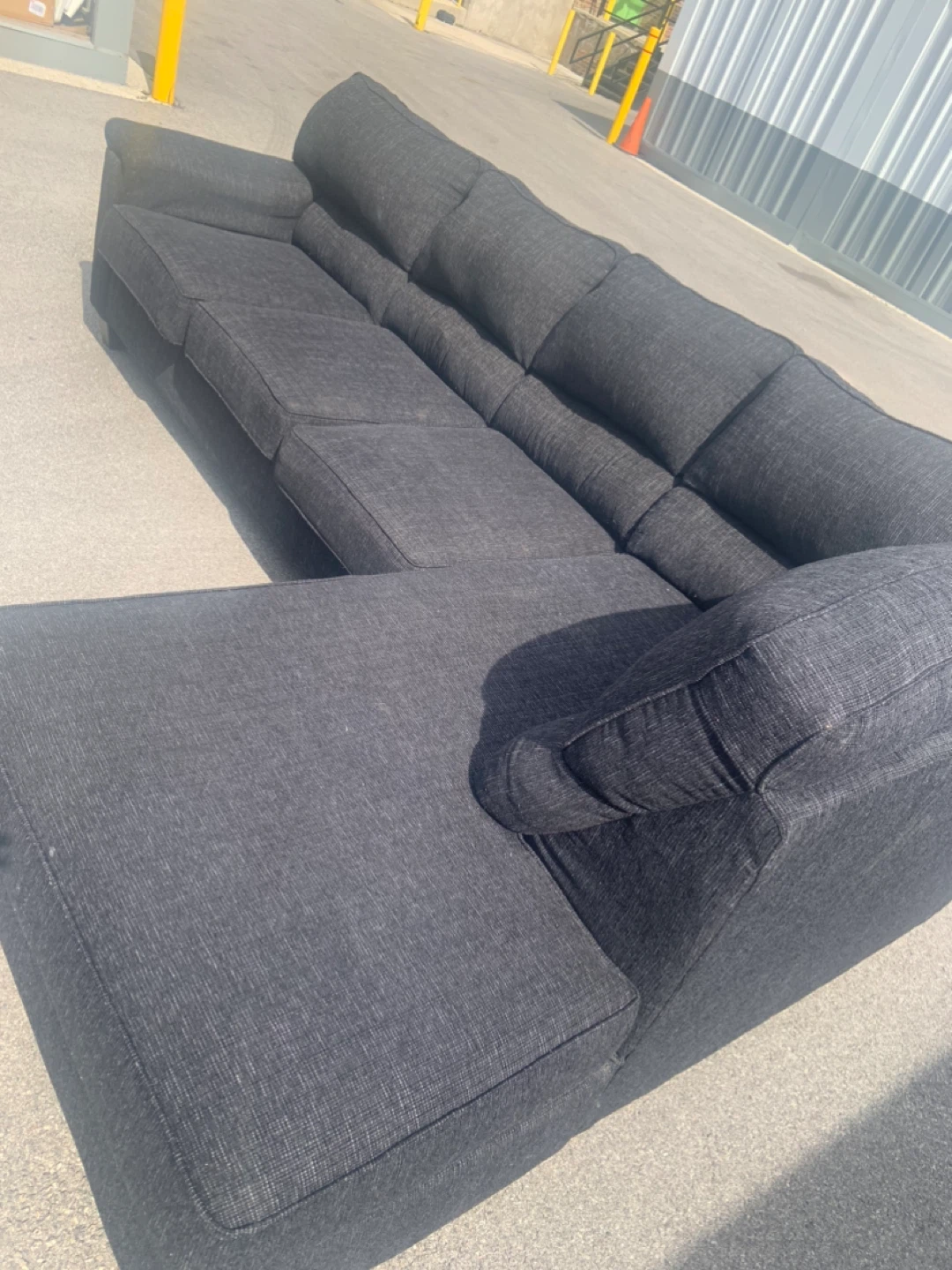 Dark Gray Sectional Sofa - photo 5