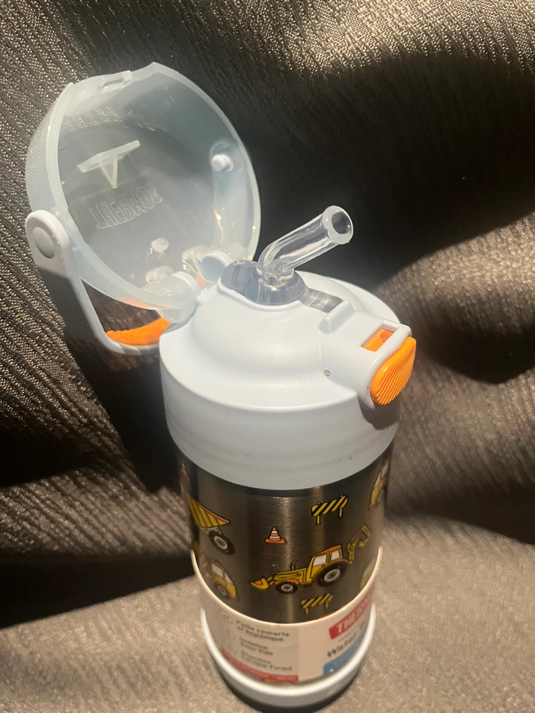 Thermos Water Bottle with Straw - photo 2