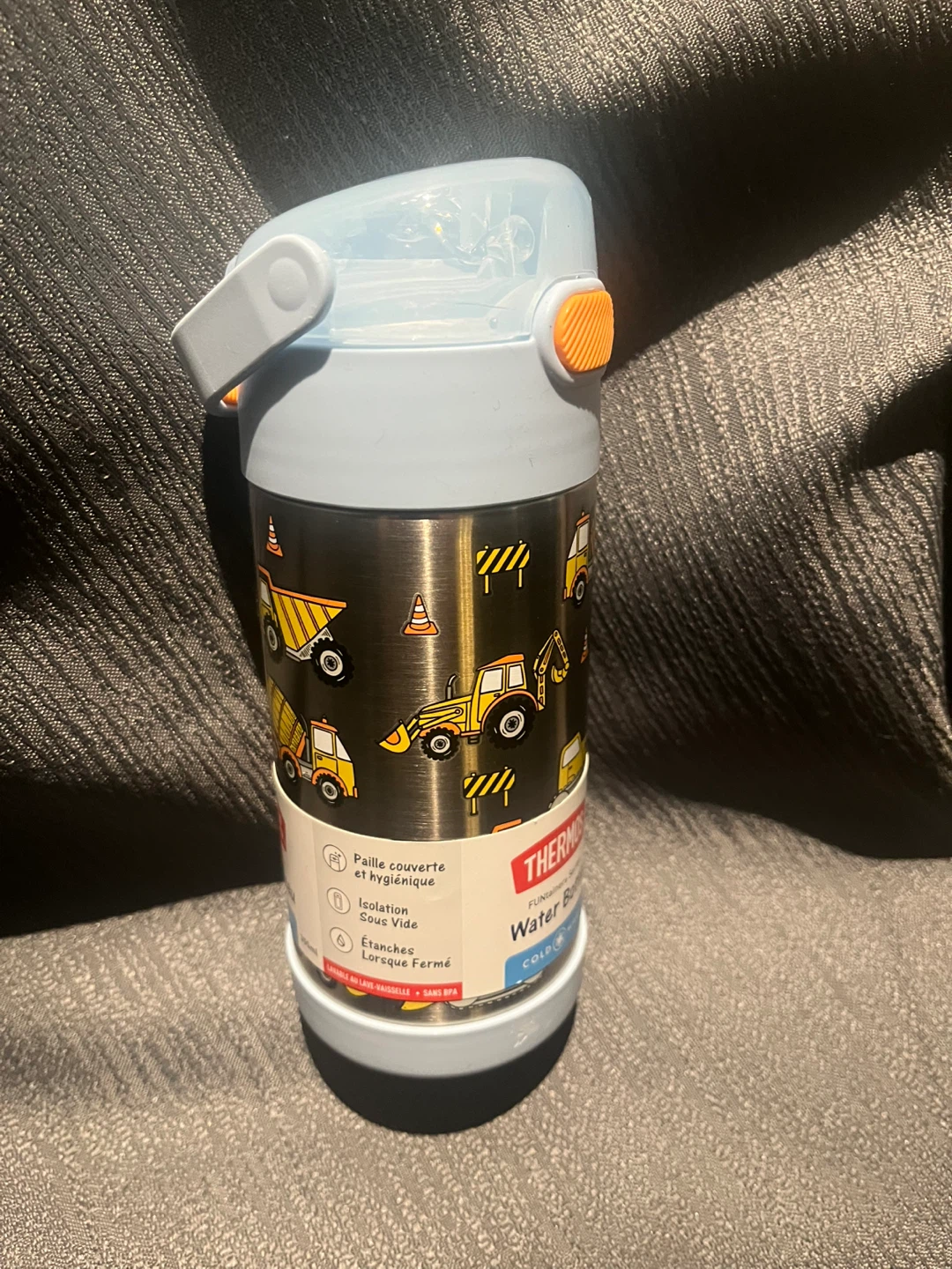 Thermos Water Bottle with Straw