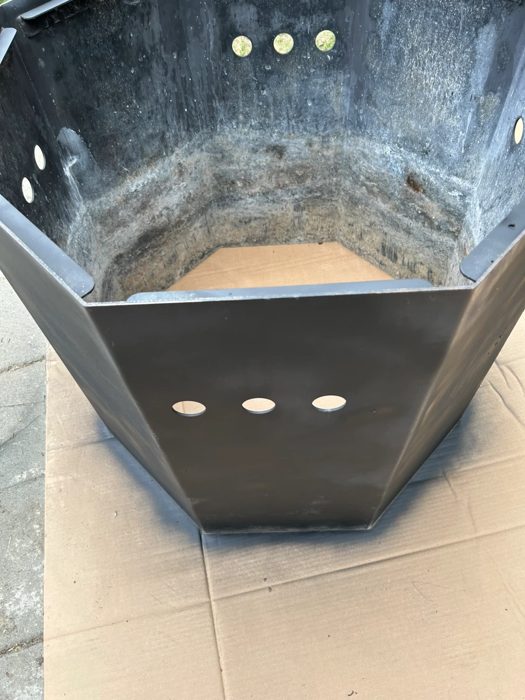 Octagonal Fire Pit Bowl