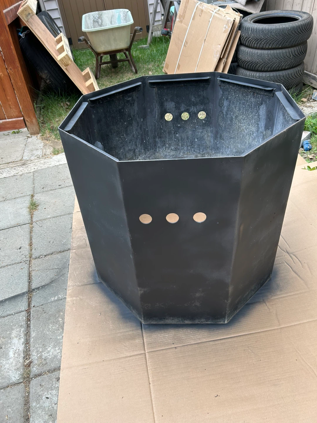 Octagonal Fire Pit Bowl - photo 3