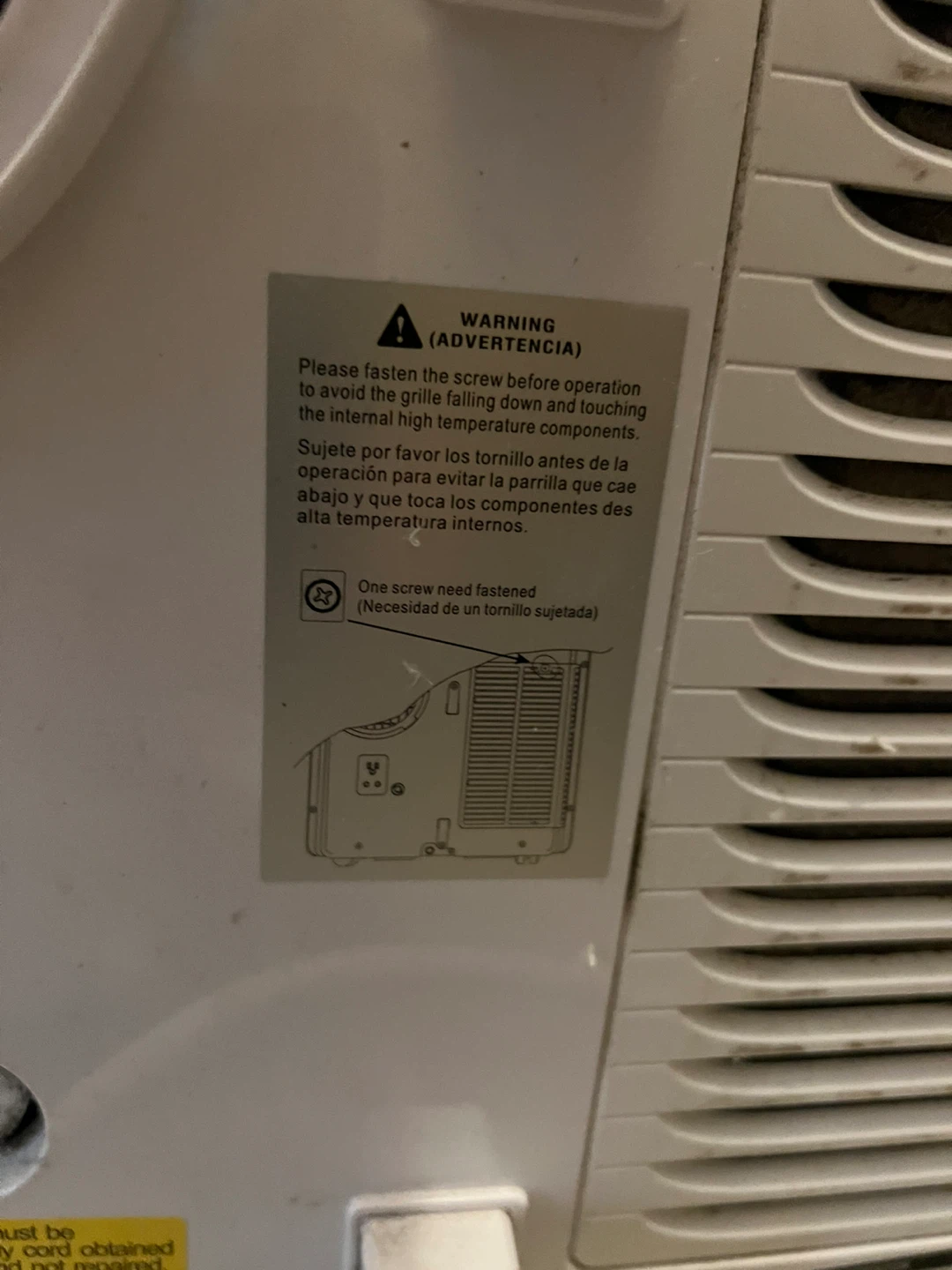 Frigidaire Portable Air Conditioner FHPC132AB1 - photo 5