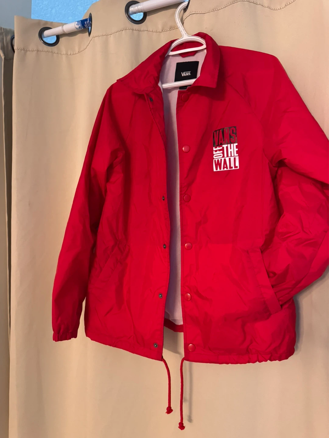 BRAND NEW Vans "The Original" Red Jacket