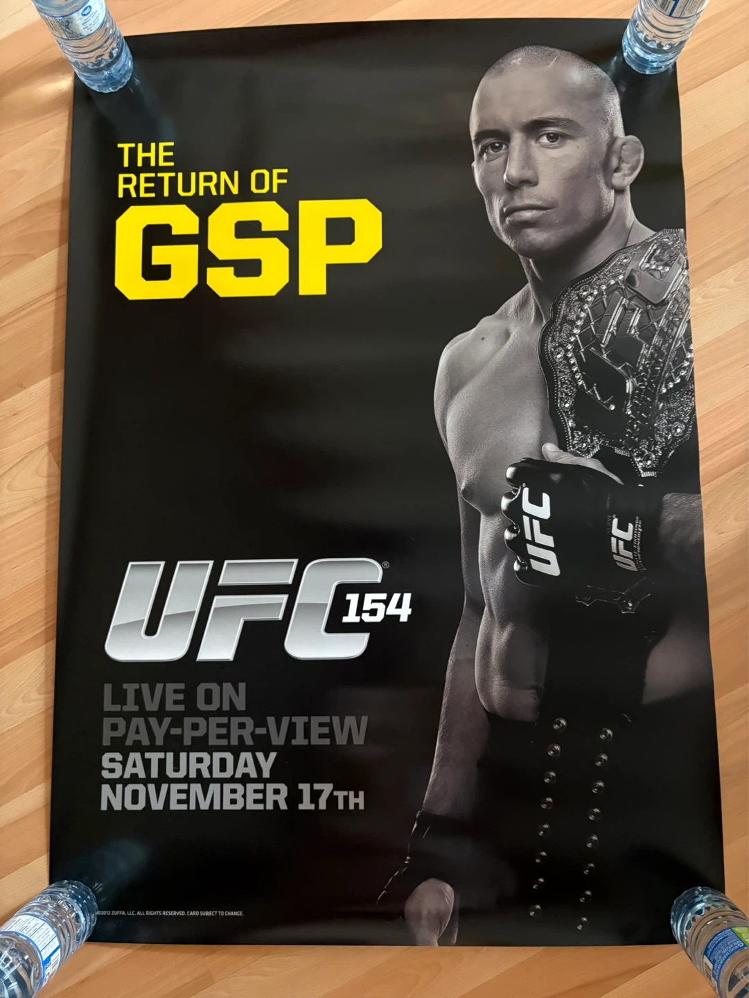 UFC GSP Posters $10 each firm