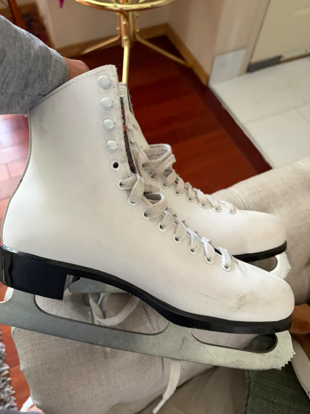 Lange Classic Figure Skates Size 8 - photo 2