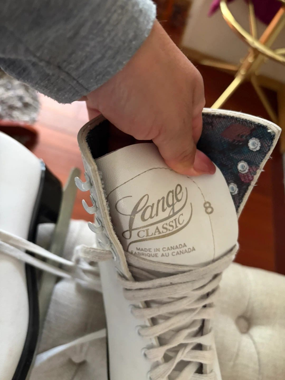 Lange Classic Figure Skates Size 8 - photo 3