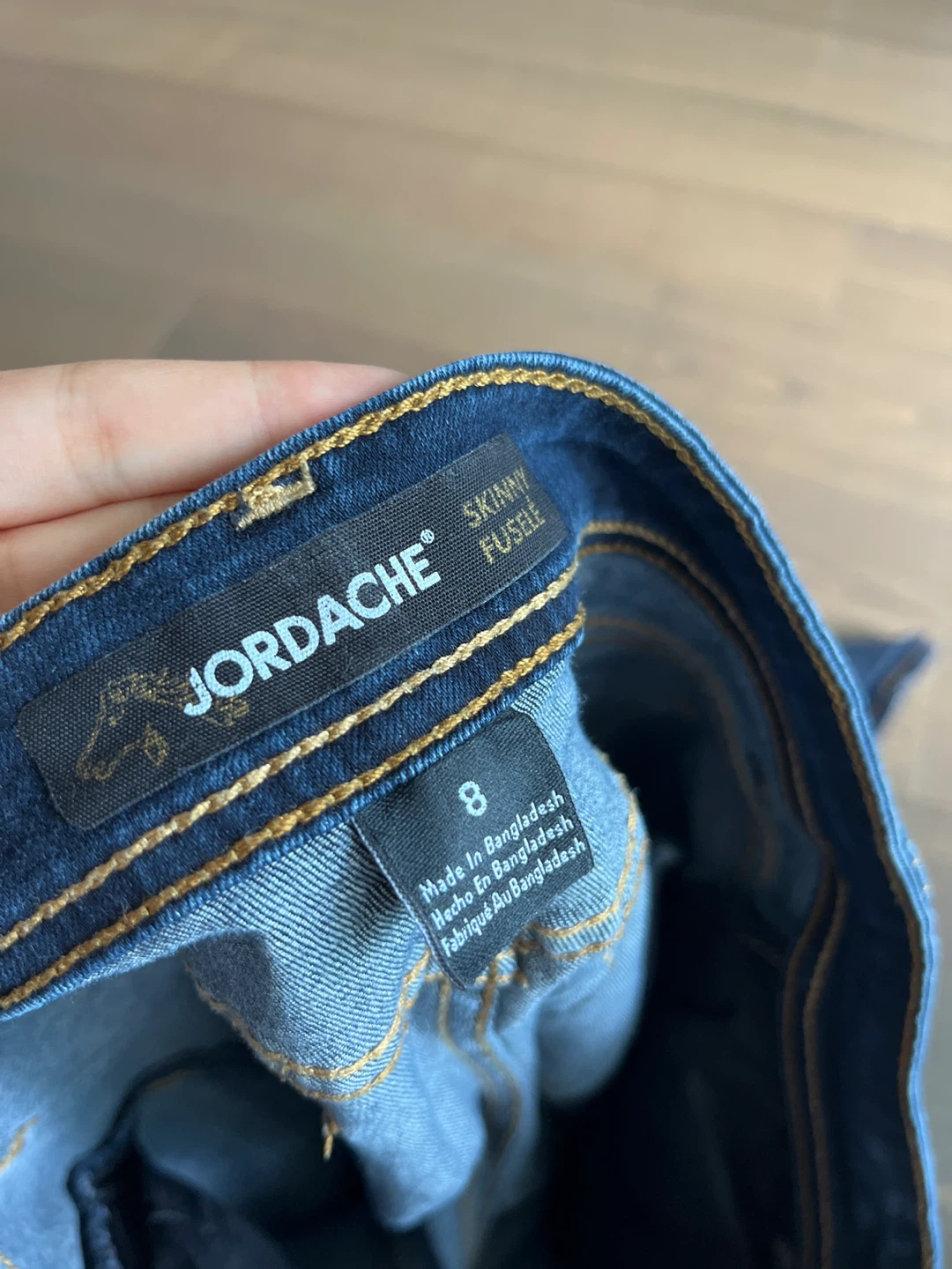 Jordache Skinny Fusele Jeans - Size 8 - photo 3
