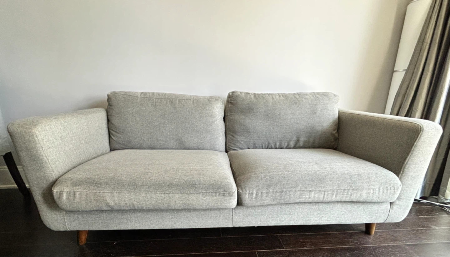 Structube Falcon Couch|Light Grey (Excellent) $850 Retail - photo 4