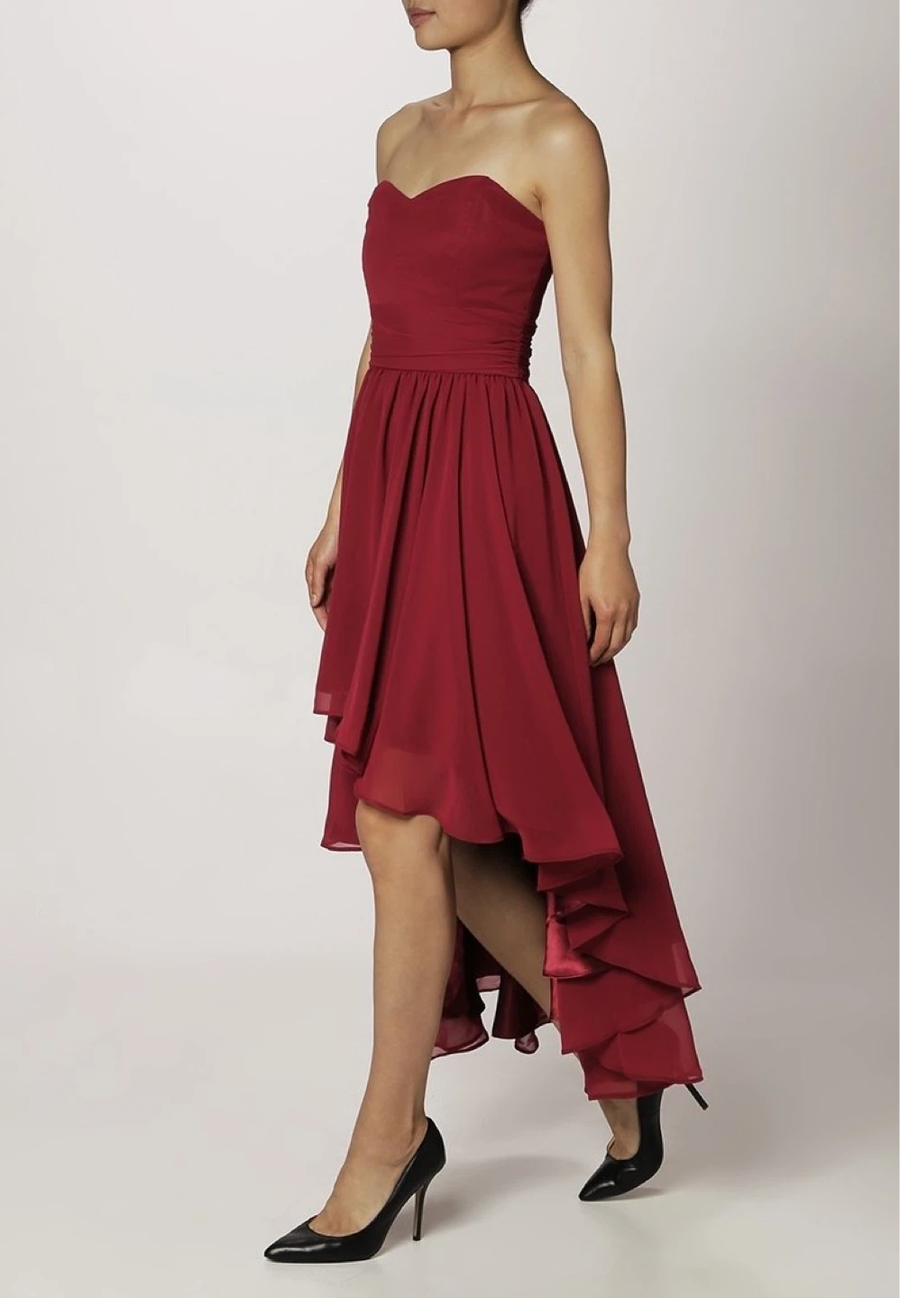 Swing Red Strapless Hi-Lo Dress - photo 3