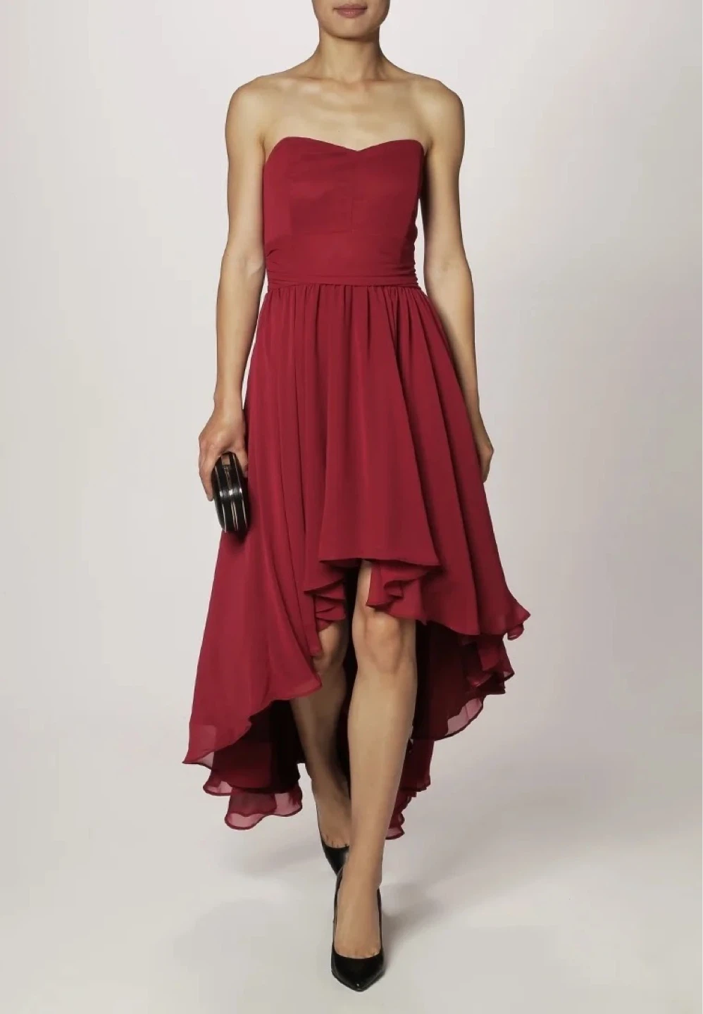 Swing Red Strapless Hi-Lo Dress - photo 2