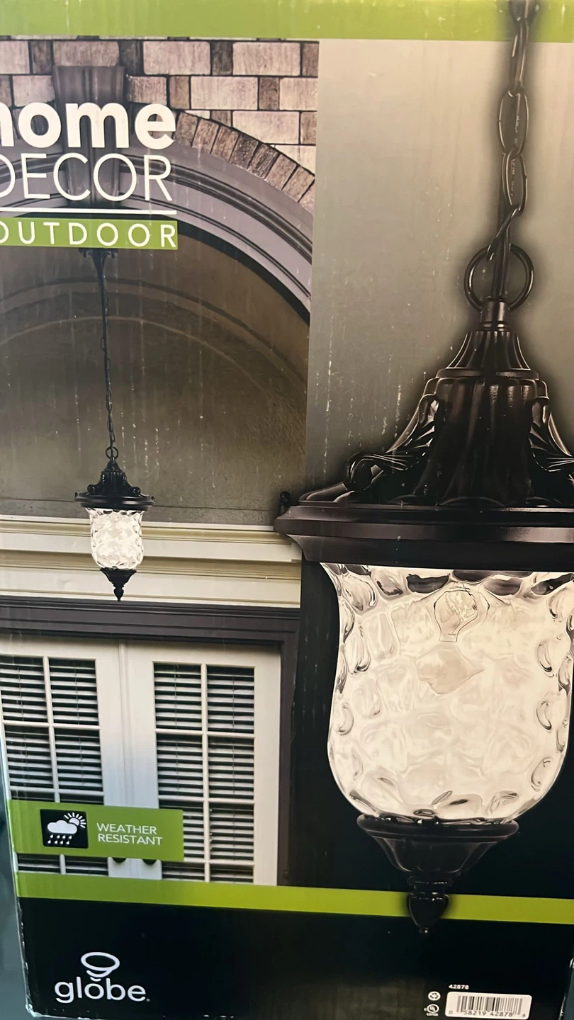 Globe Home Decor Outdoor Hanging Lantern