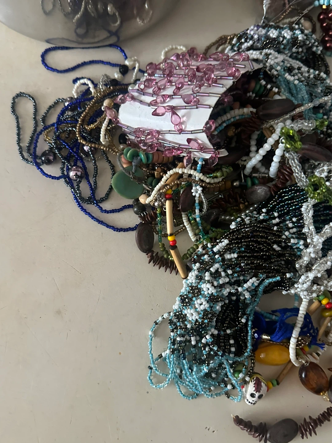 Junk lot of beaded jewelry - photo 5