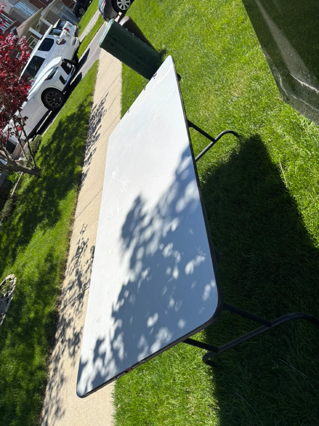 White Folding Table