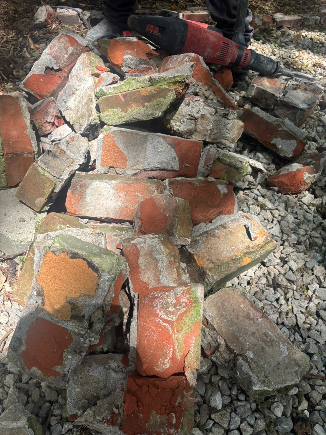 Broken Bricks and Masonry Debris
