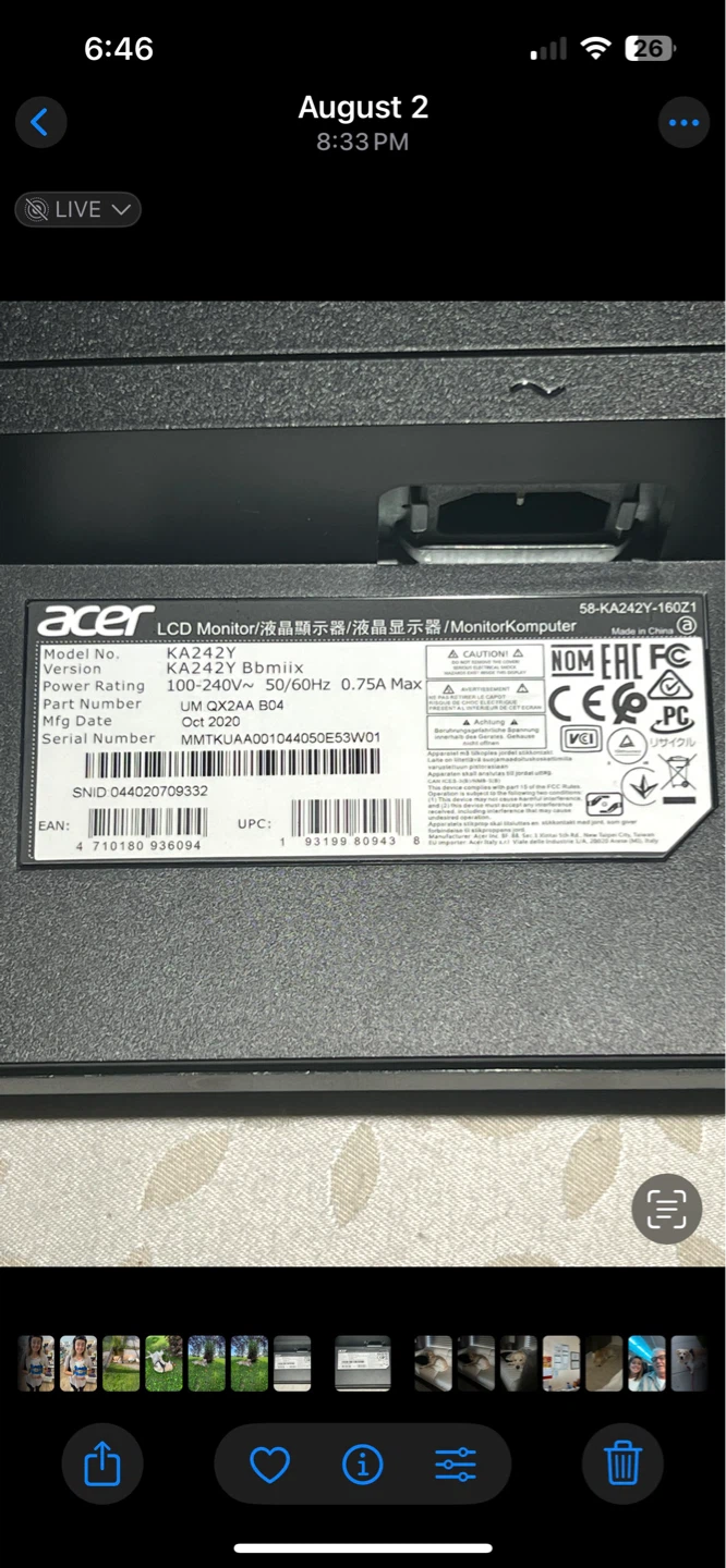Acer Monitor - Black - photo 3